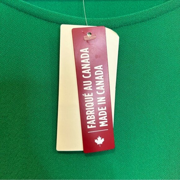 Laura Flutter Sleeve Top Parrot Green - Picture 11 of 13